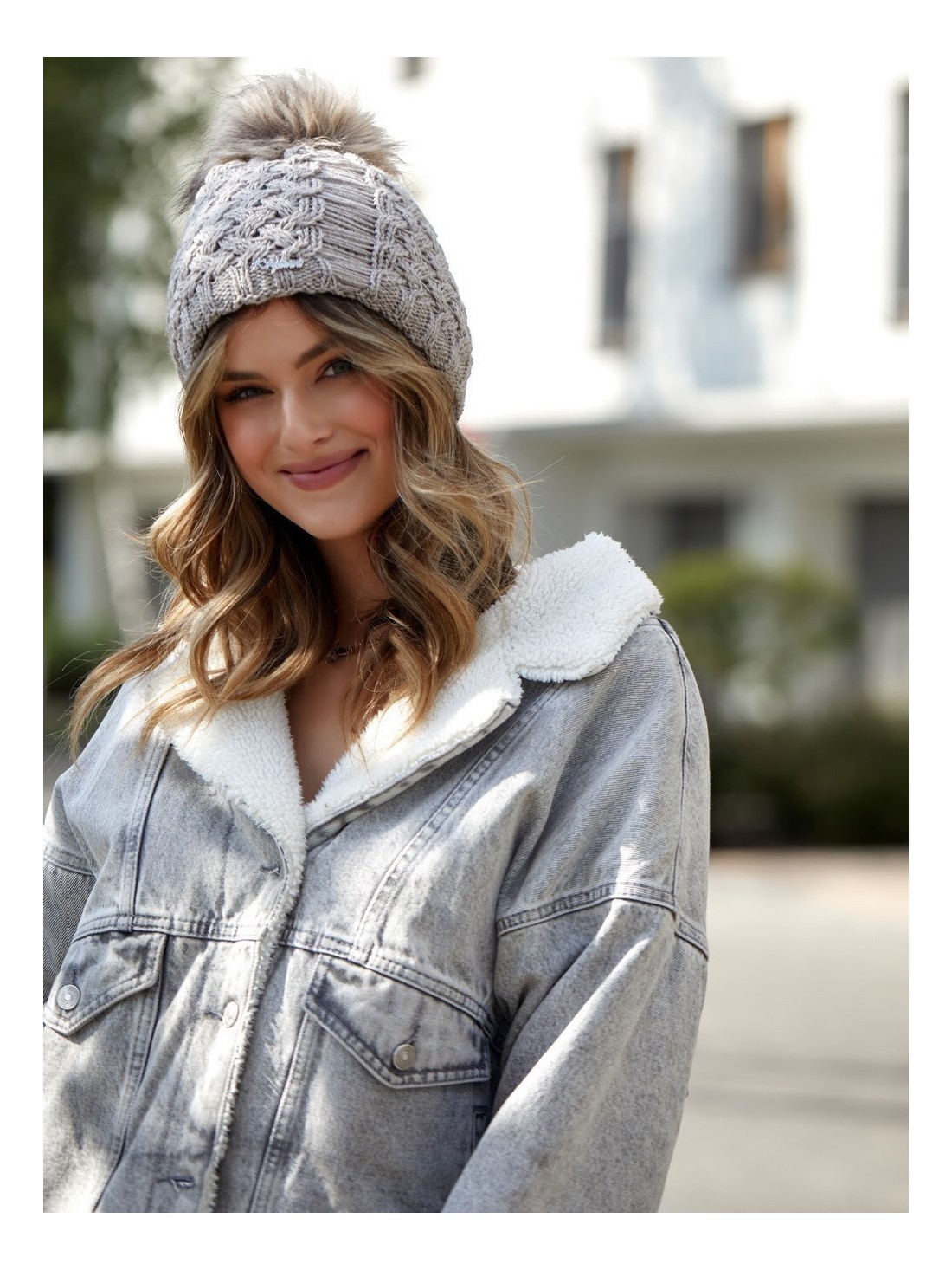 Cappuccino winter hat C15 - Online store - Boutique